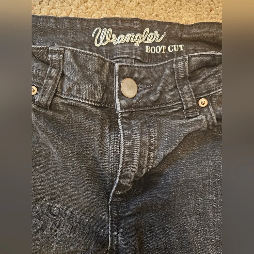 Wrangler Women's Black Boot Cut Jeans - Picture 3 of 7